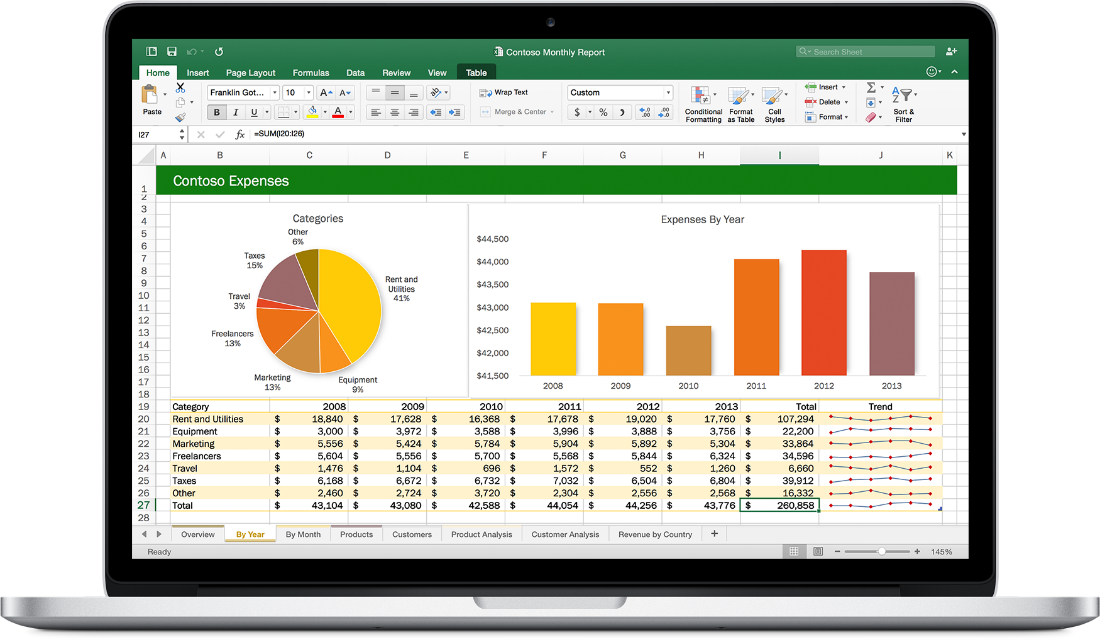 Free excel for mac templates